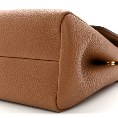 Prada Vitello Daino Soft Flap Shoulder Bag Cognac 9 of 9