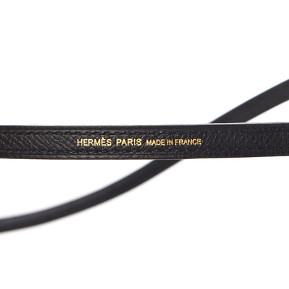 Hermes Epsom Mini Kelly Sellier 20 Black 6 of 9