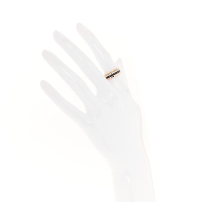 Boucheron 18K Pink Yellow White Gold PVD Diamond Small Quatre Classique Ring 49 5 2 of 6