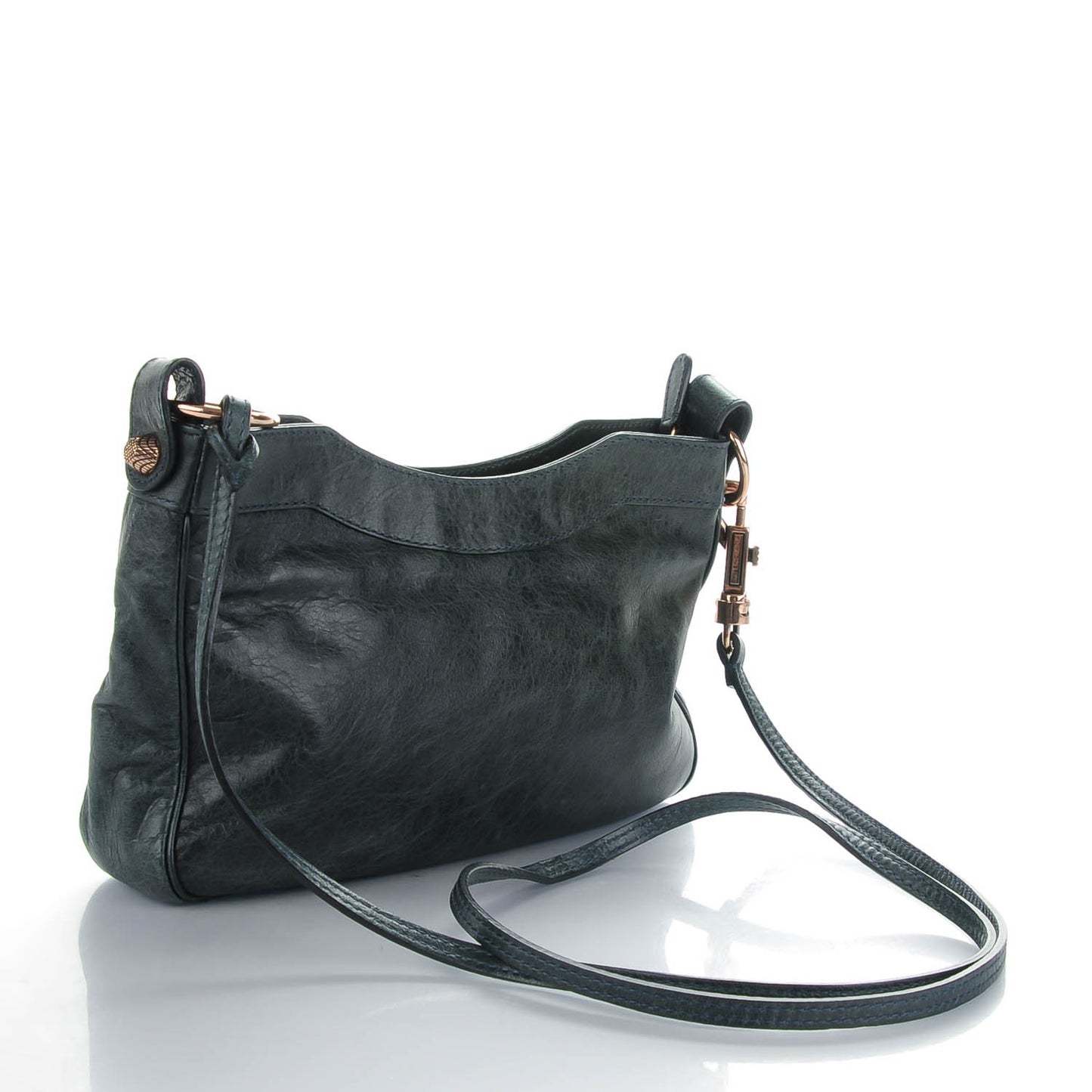 Agneau Giant 12 Rose Gold Hardware Hip Anthracite