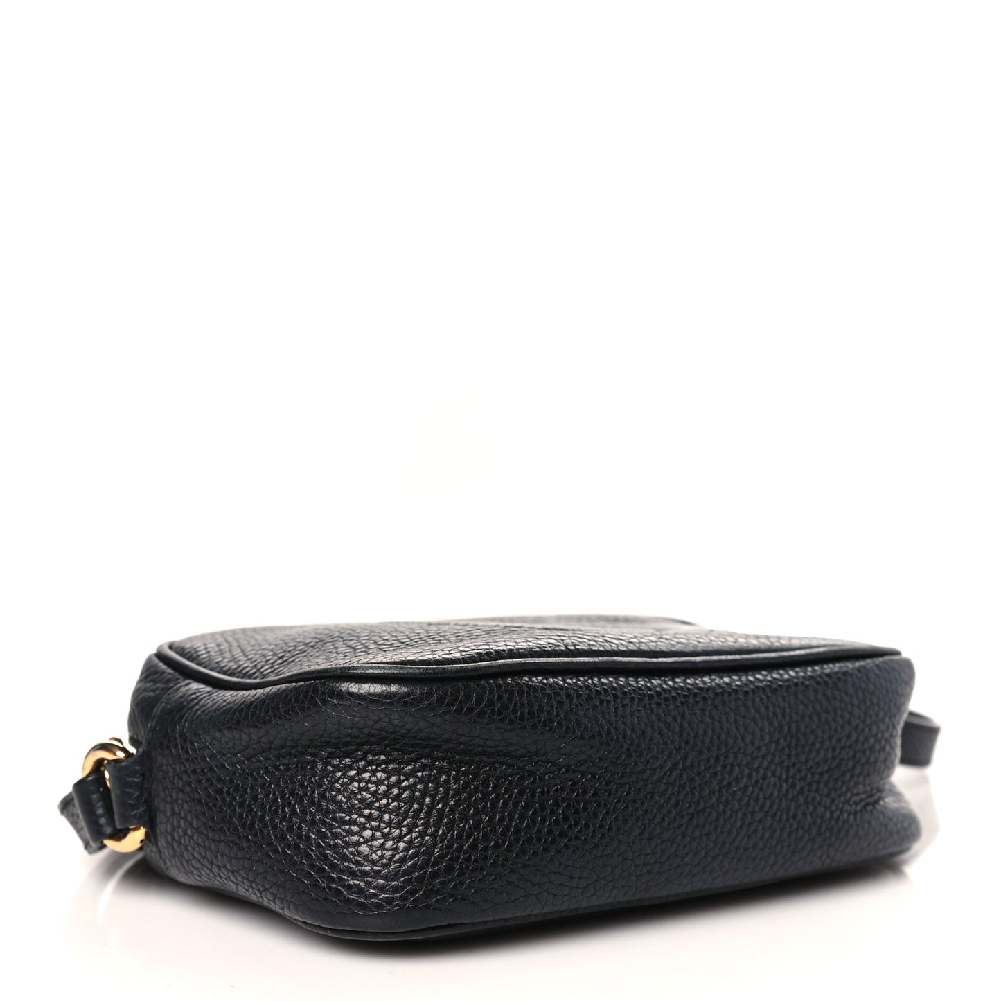 Pebbled Calfskin Mini Soho Disco Bag Black