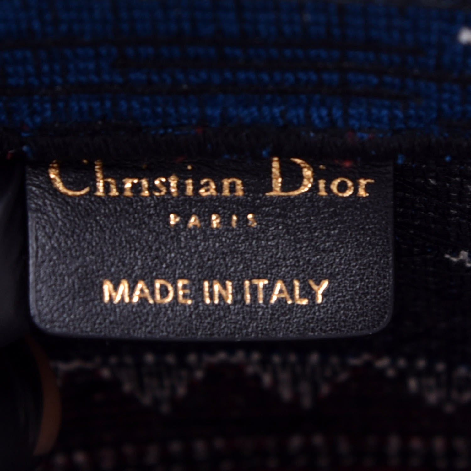 Christian Dior Canvas Embroidered Exclusive US Book Tote Multicolor 6 of 9