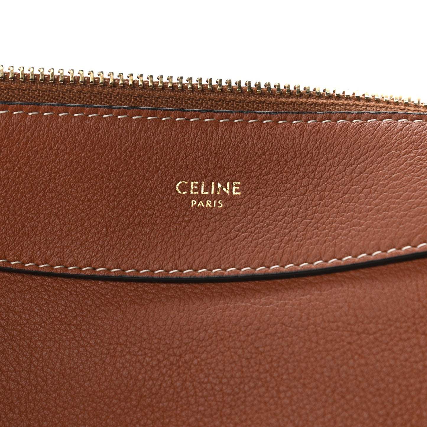 Supple Calfskin Medium Romy Shoulder Bag Tan
