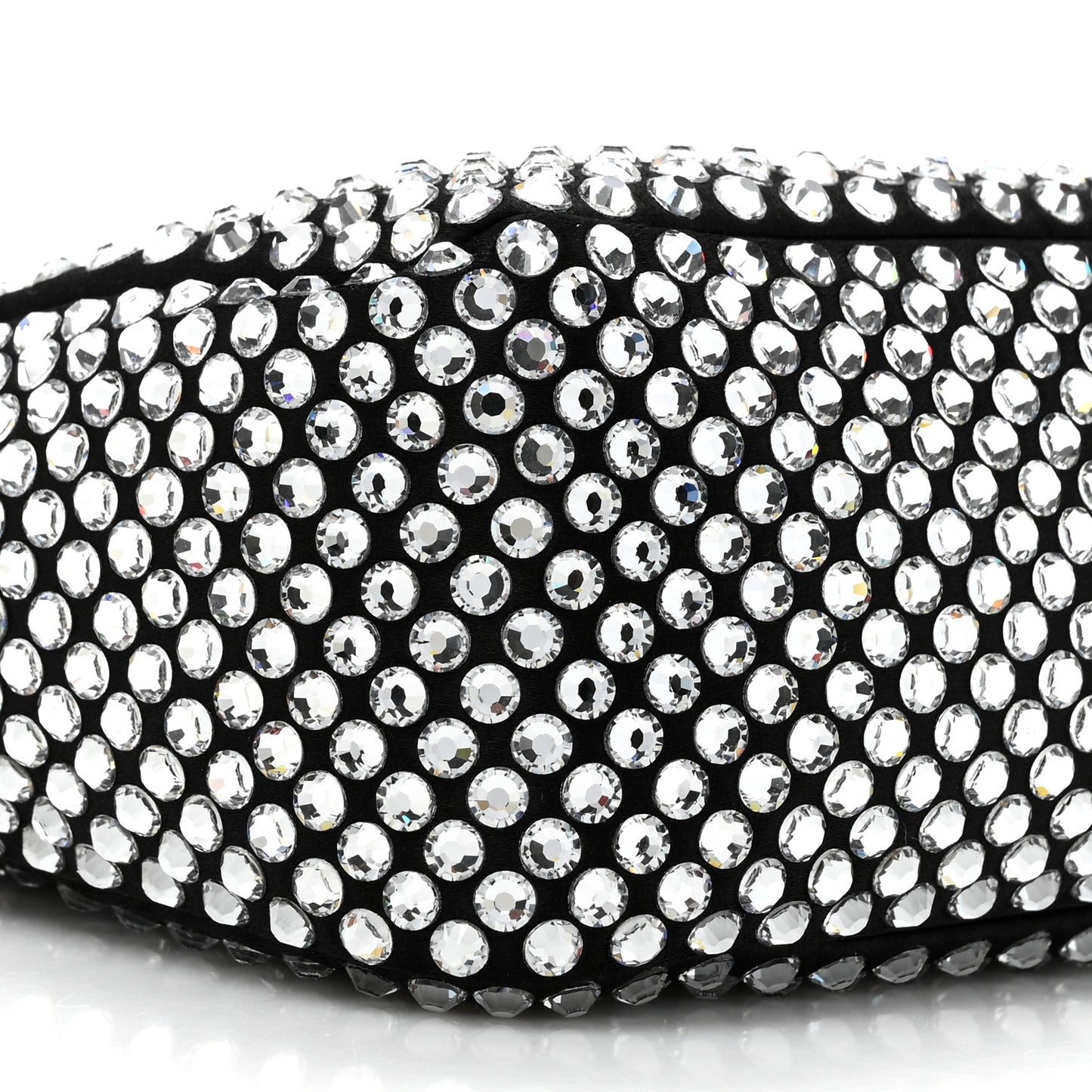 Satin Crystal Mini Re-Edition 2000 Bag Cristal