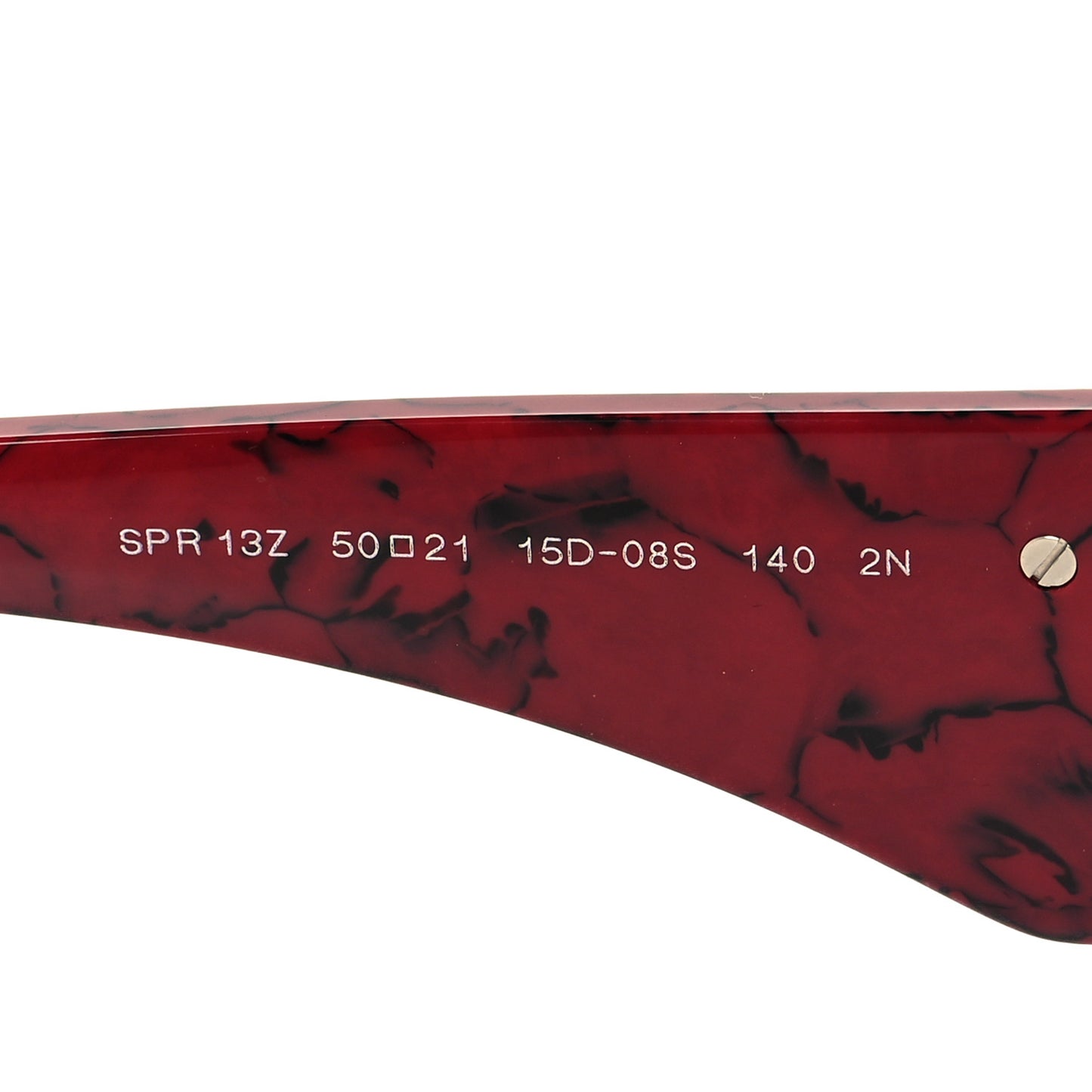 Acetate Symbole Sunglasses SPR 13Z Red Marble