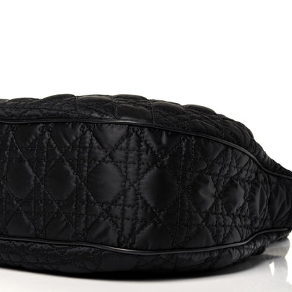 Christian Dior Nylon Cannage Shopper Tote Black 9 of 9