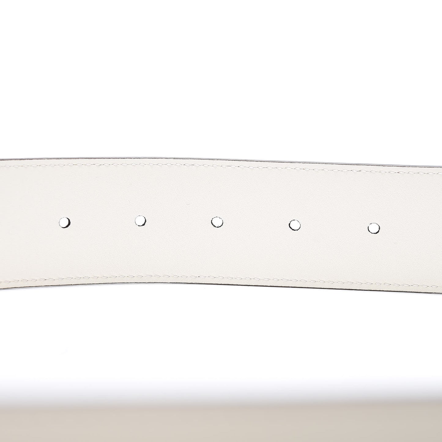 Calfskin Double G 40mm Belt 90 36 Mystic White