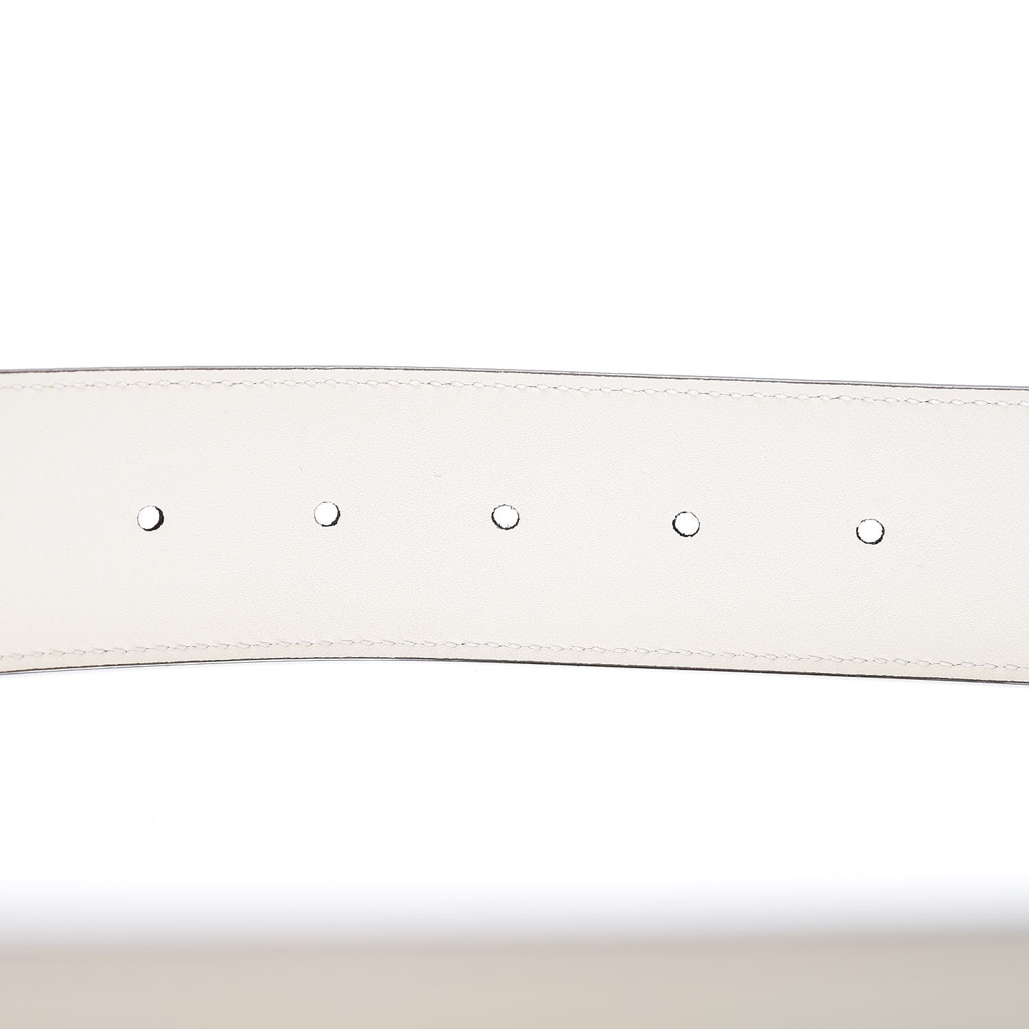 Gucci Calfskin Double G 40mm Belt 90 36 Mystic White 5 of 6