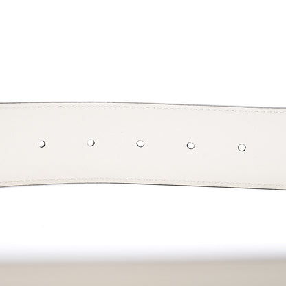 Gucci Calfskin Double G 40mm Belt 90 36 Mystic White 5 of 6