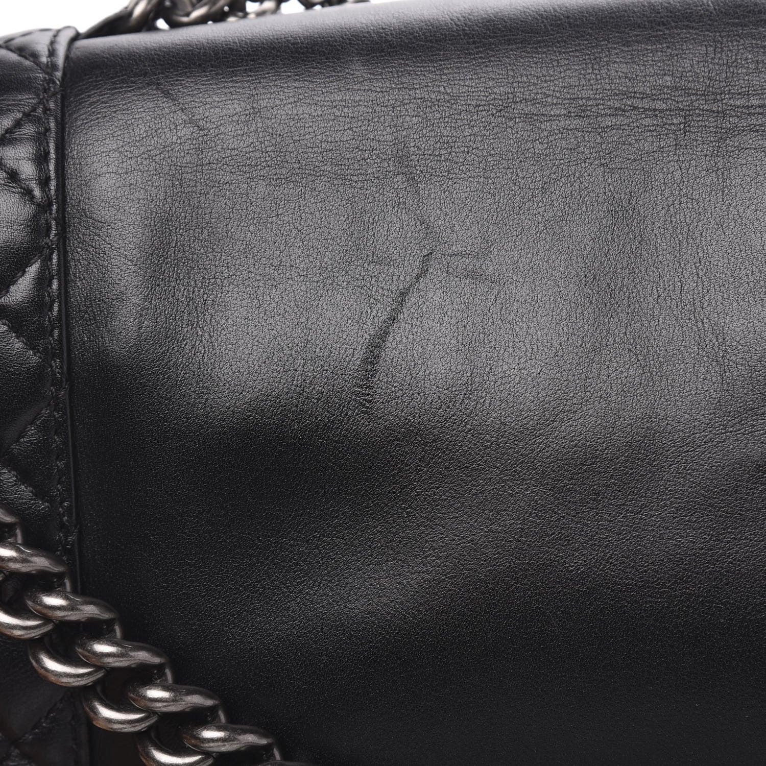 Chanel Calfskin Enchained Medium Boy Flap Black 12 of 14