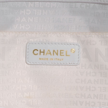 Chanel Canvas Coco Window Tote White 6 of 8