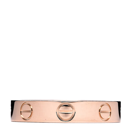 Cartier 18K Pink Gold 3.5mm LOVE Wedding Band Ring 50 5.25 1 of 5