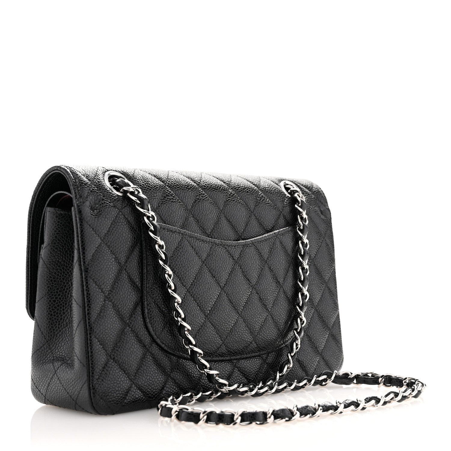 Chanel Caviar Quilted Medium Double Flap Black 2 of 11