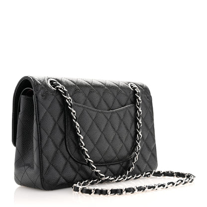 Chanel Caviar Quilted Medium Double Flap Black 2 of 11