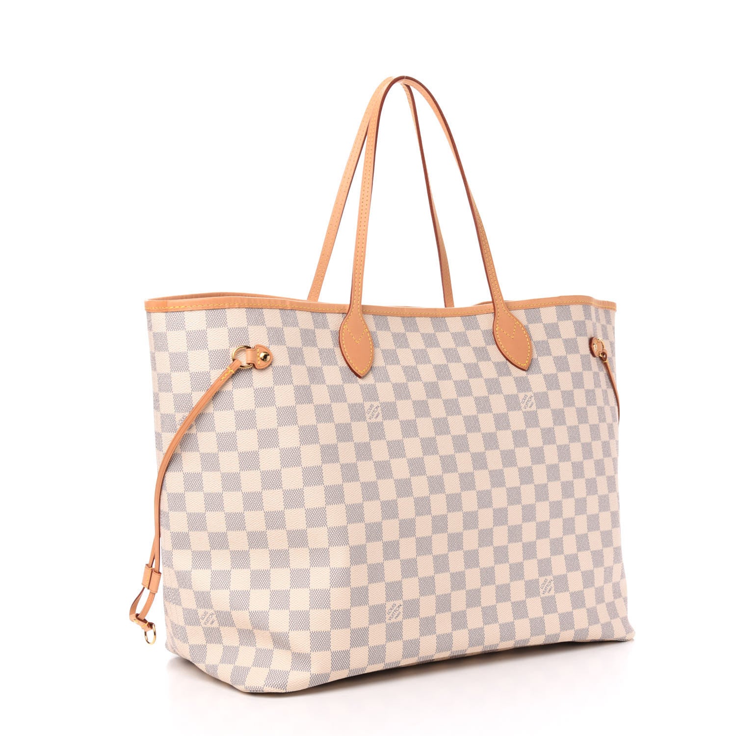 Louis Vuitton Damier Azur Neo Neverfull GM Rose Ballerine 4 of 14