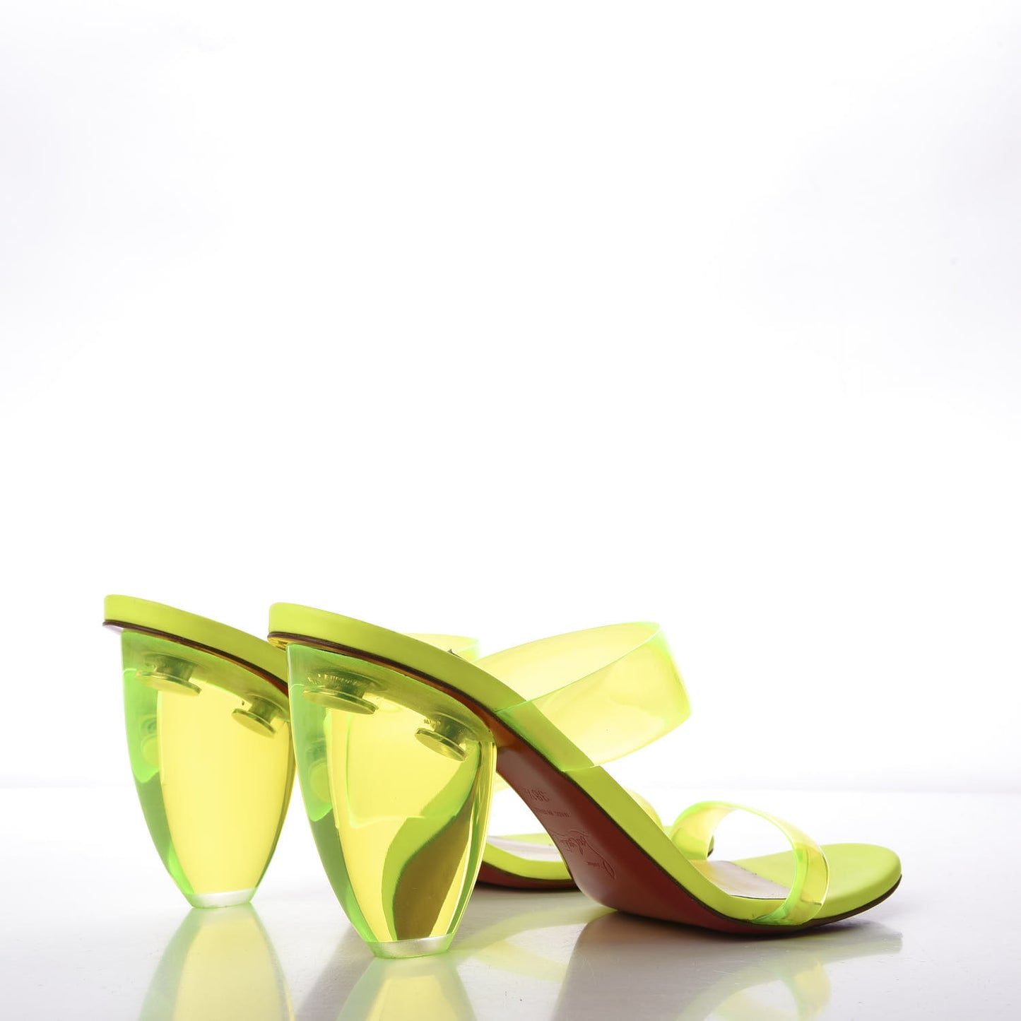 PVC Ovida 85 Slide Sandals 38.5 Yellow