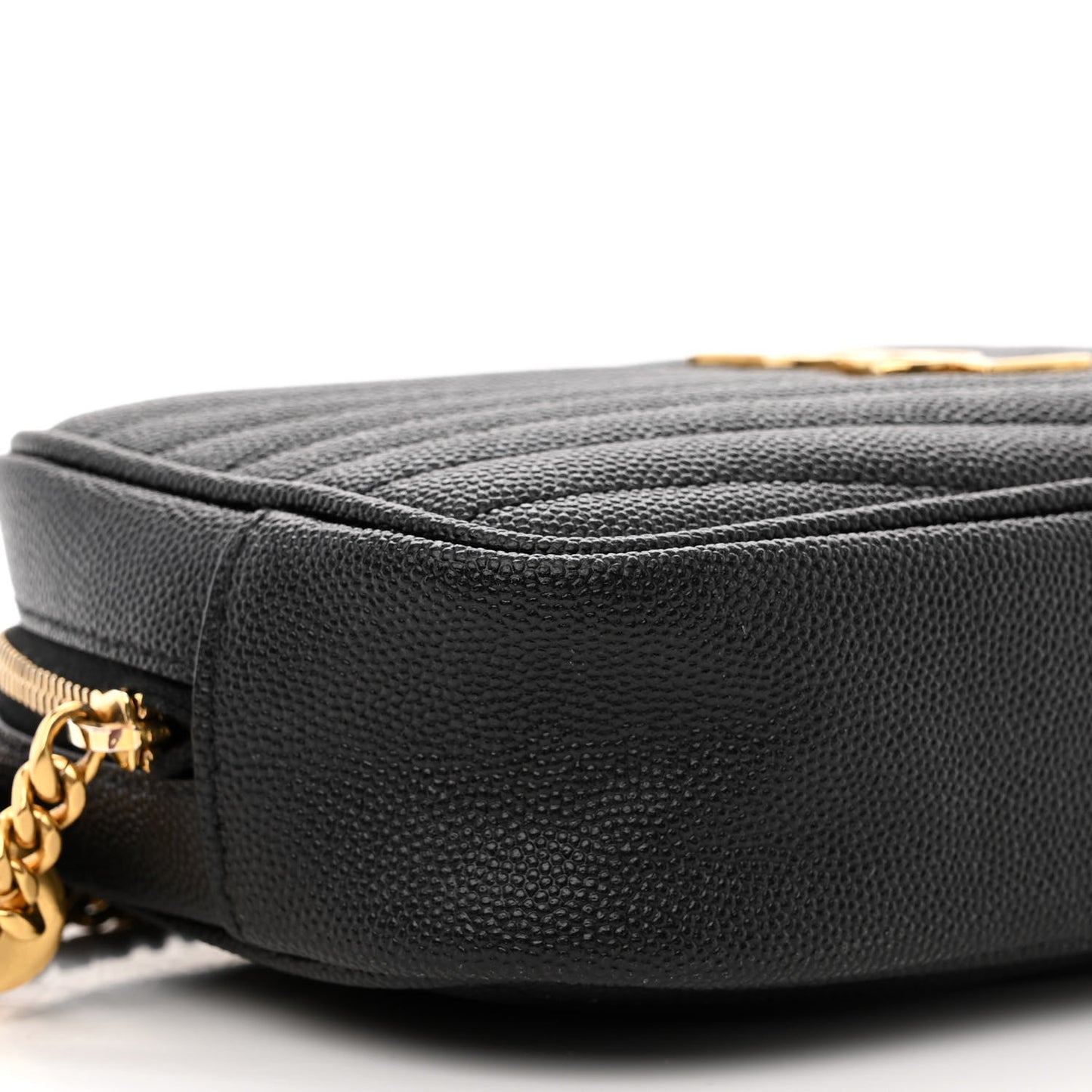 Grain De Poudre Matelasse Monogram Mini Lou Camera Bag Black