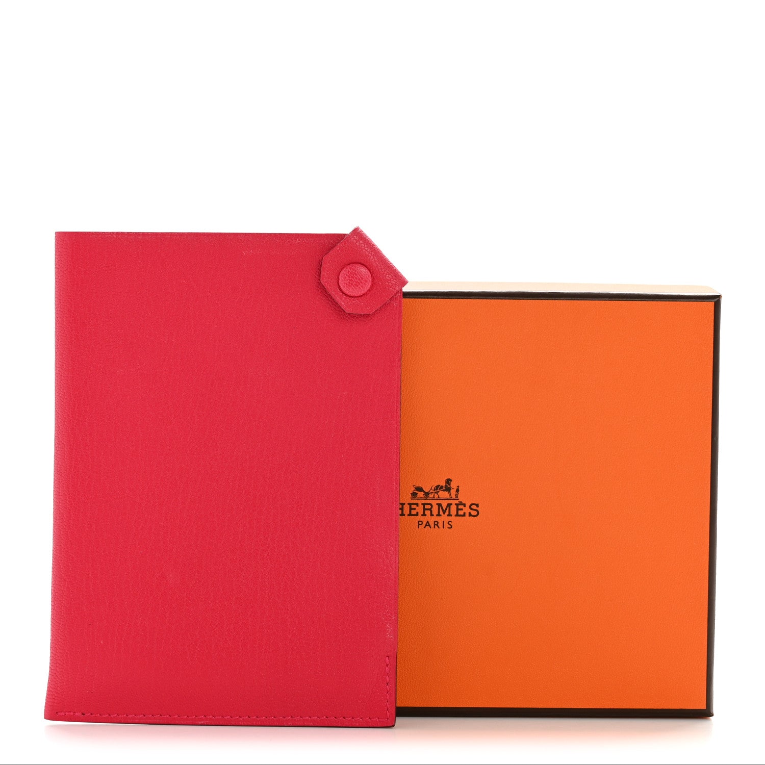 Hermes Chevre Chamkila Tarmac PM Passport Holder Rose Extreme 10 of 10