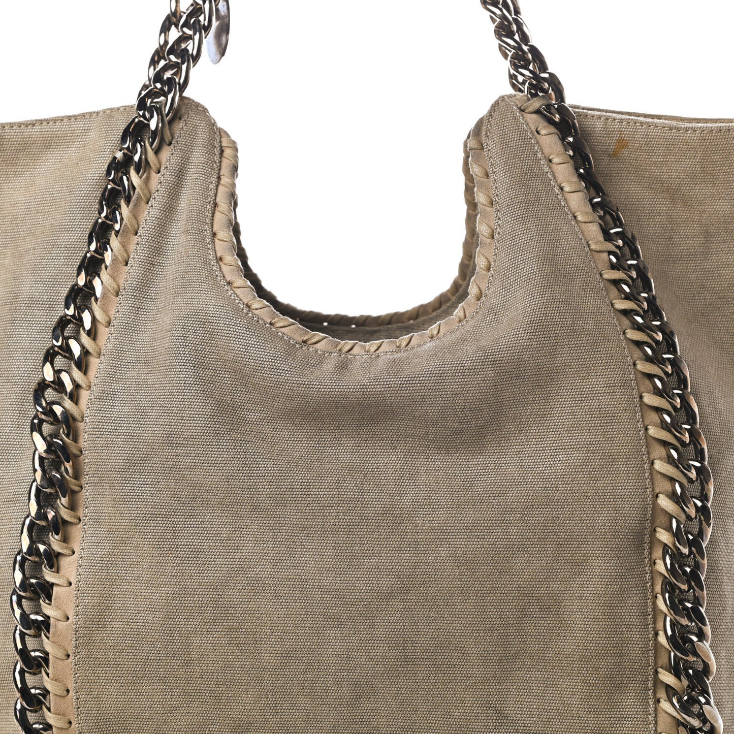 Linen Falabella Tote Beige