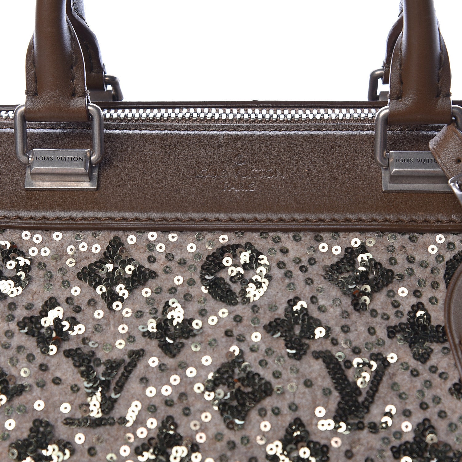 Louis Vuitton Sequin Monogram Sunshine Express Speedy Kaki 11 of 11