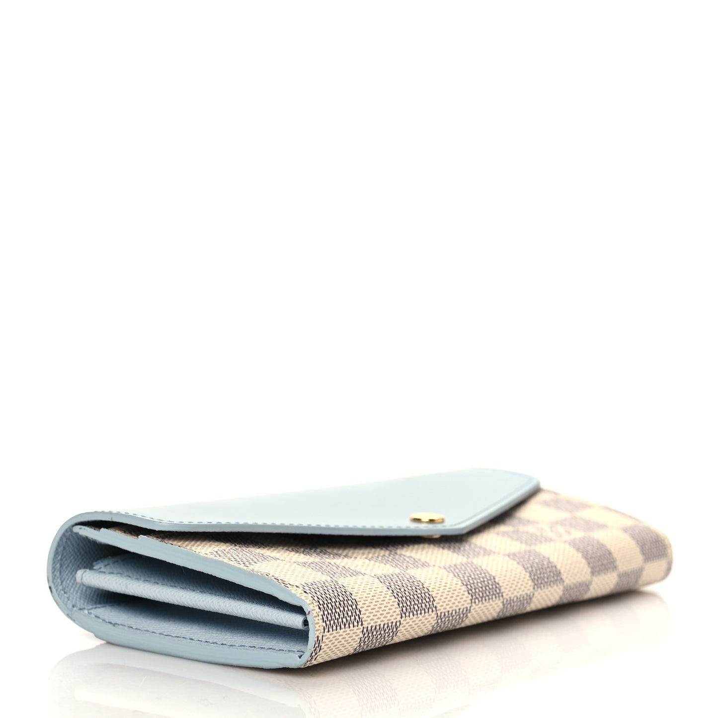 Damier Azur Sarah Wallet NM Bleu Olympe