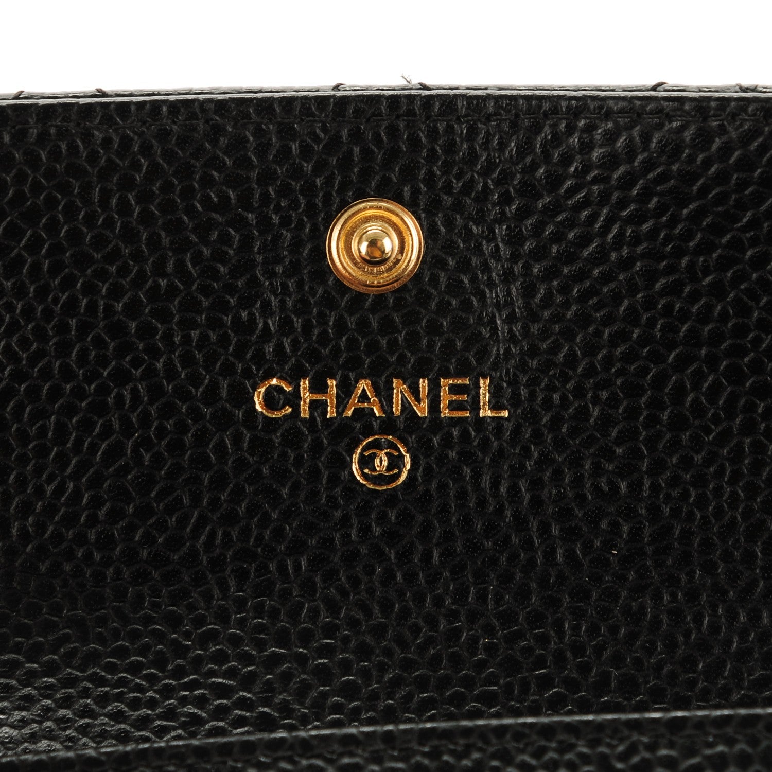 Chanel Caviar Quilted Flap Card Holder Black 6 of 8