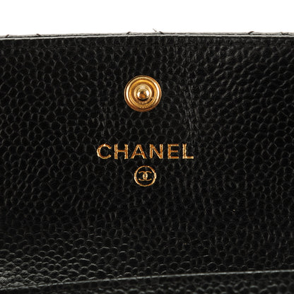 Chanel Caviar Quilted Flap Card Holder Black 6 of 8