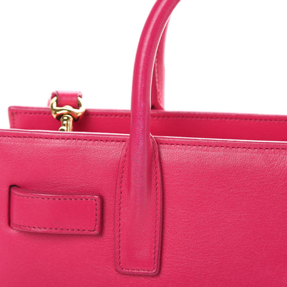 Saint Laurent Calfskin Nano Sac De Jour Bubblegum 16 of 21