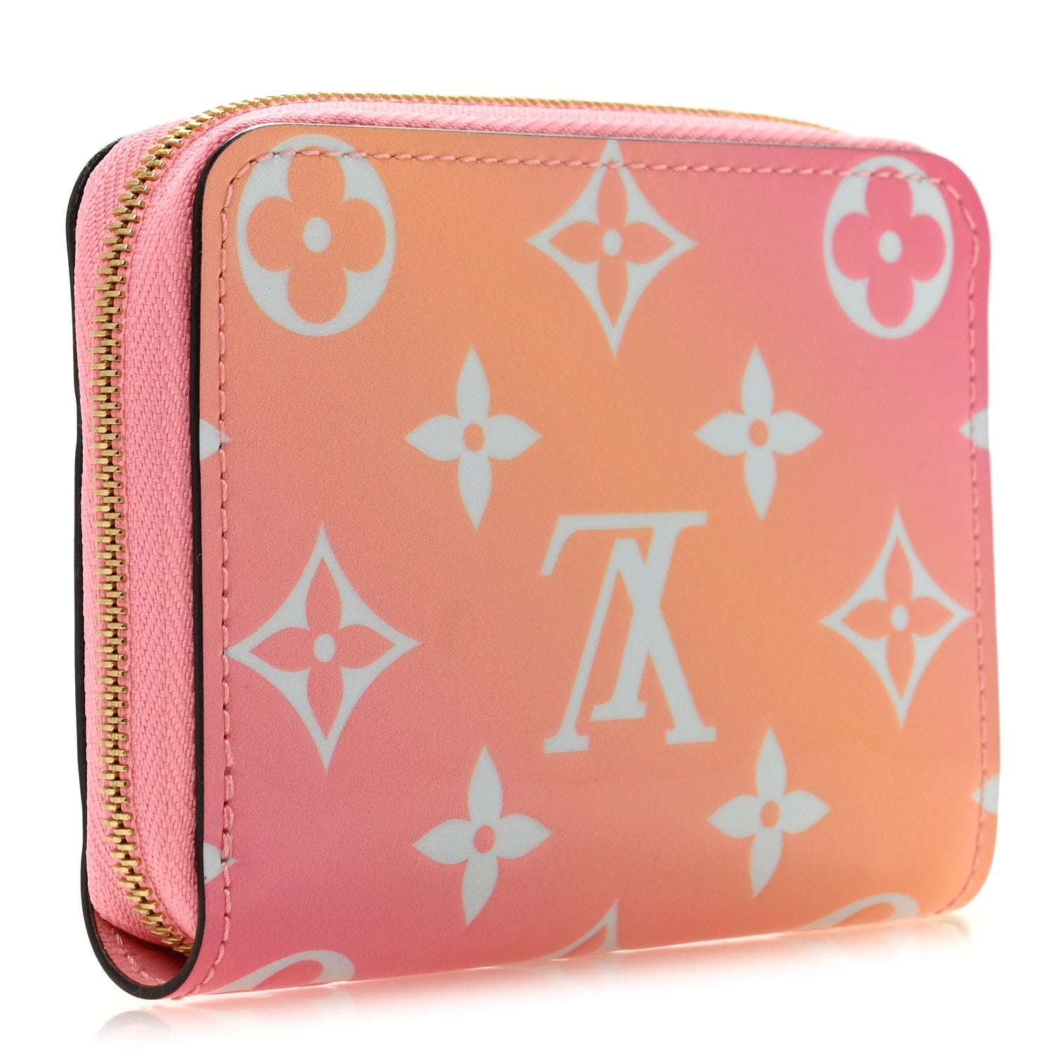 Louis Vuitton Vernis Degrade Zippy Coin Purse Pink Orange Pink Orange 3 of 8