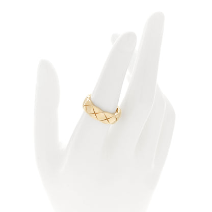 Chanel 18K Yellow Gold Small Coco Crush Ring 54 7 2 of 4
