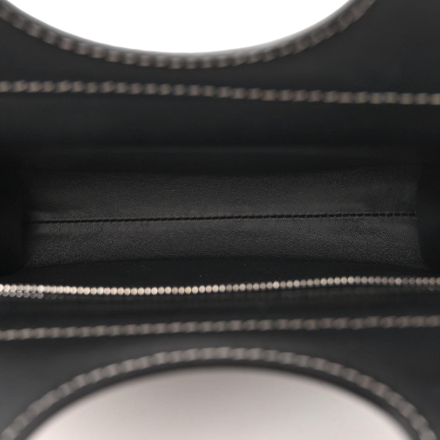 Burberry Smooth Calfskin Topstitched Mini Pocket Bag Black 5 of 8