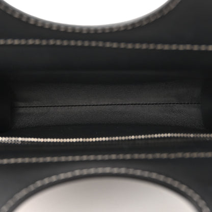 Burberry Smooth Calfskin Topstitched Mini Pocket Bag Black 5 of 8