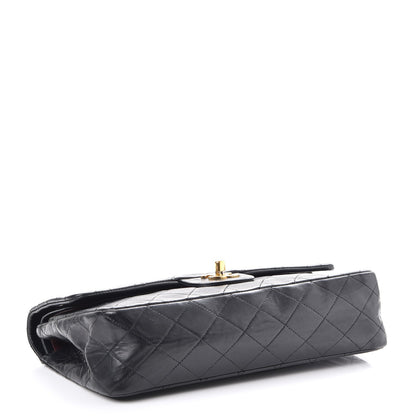 Chanel Lambskin Quilted Medium Double Flap Black 5 of 9