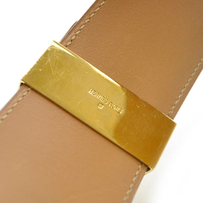 Hermes Epsom Medor Collier De Chien Belt Gold 6 of 6
