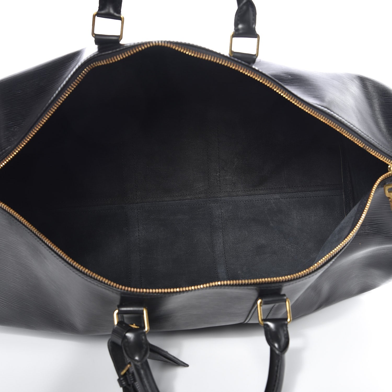 Louis Vuitton Epi Keepall 55 Black 5 of 12