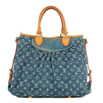 Louis Vuitton Denim Neo Cabby GM Blue 2 of 14