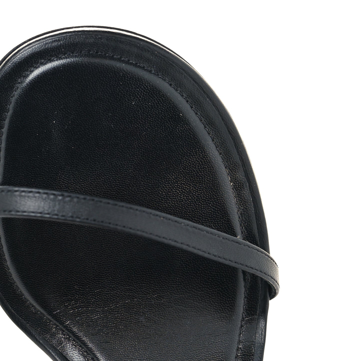 Smooth Nappa G Cube 105mm Sandals 40 Black