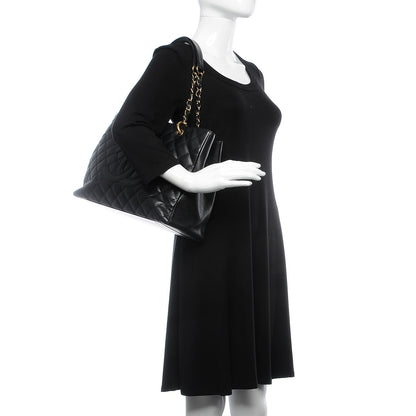 Chanel Caviar Quilted Grand Shopping Tote GST Black 2 of 12