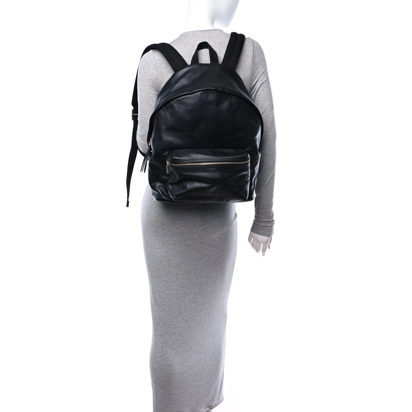 Calfskin City Backpack Black