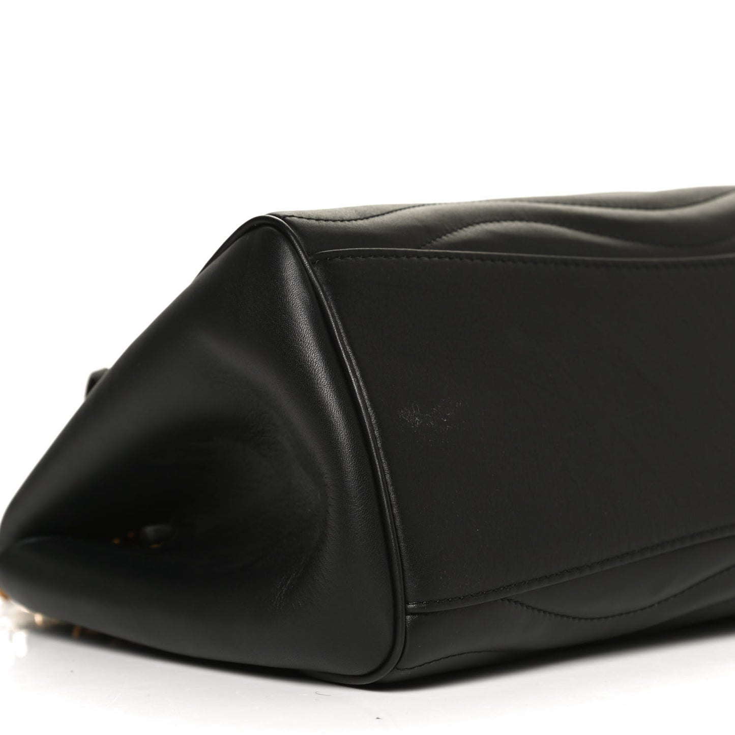Calfskin New Wave Chain Tote Black
