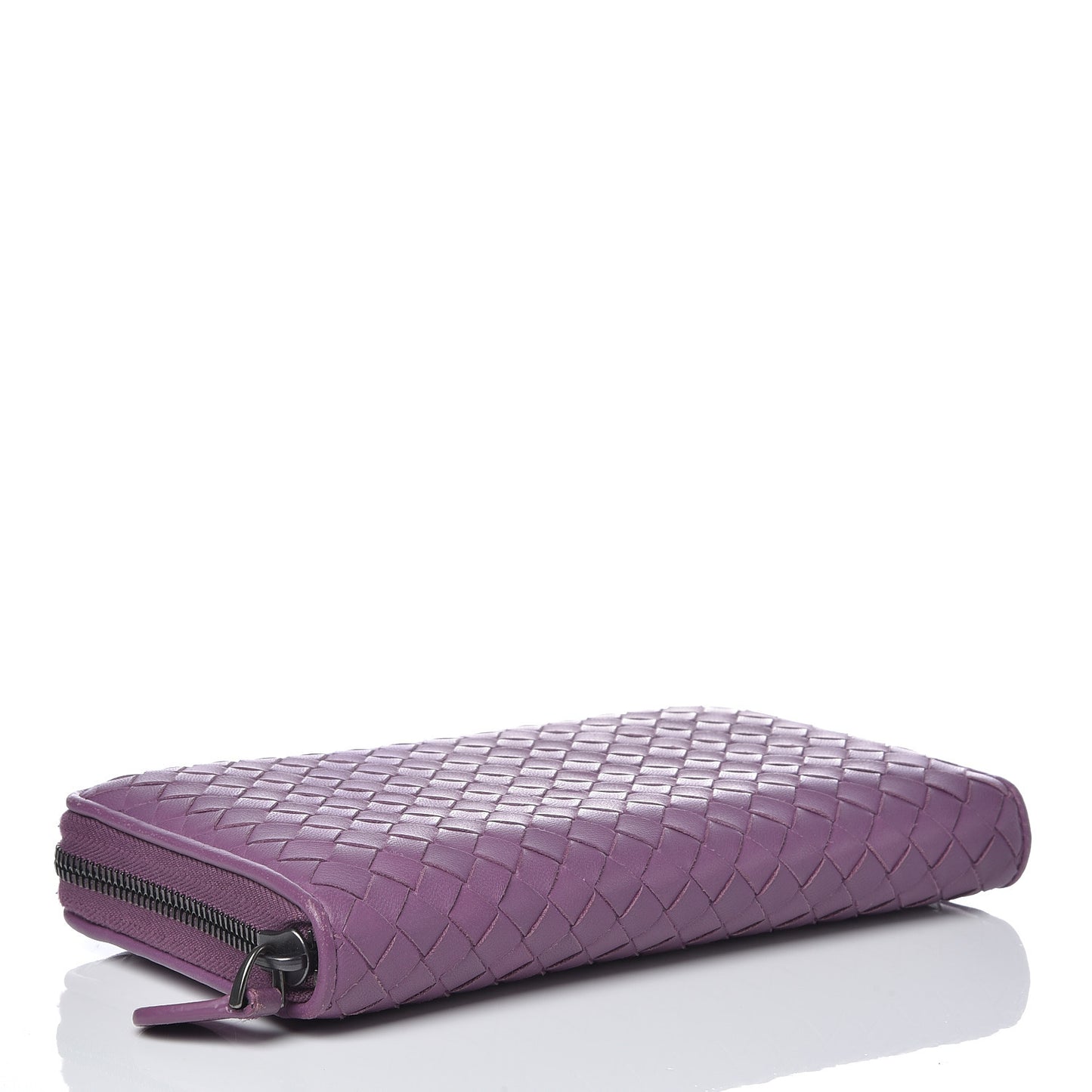 Nappa Intrecciato Zip Around Wallet Corot