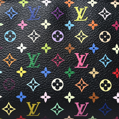 Louis Vuitton Monogram Multicolor Cosmetic Pouch Black Grenade 7 of 9