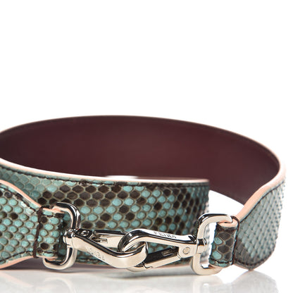 Fendi Python Vitello Dolce Strap You Menta 4 of 5