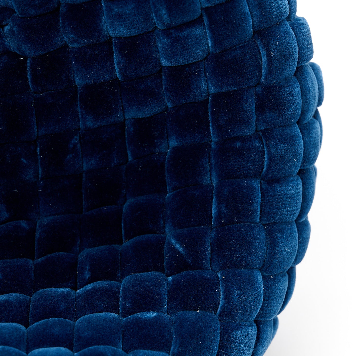 Velvet Intreccio Padded Mini Jodie Blue