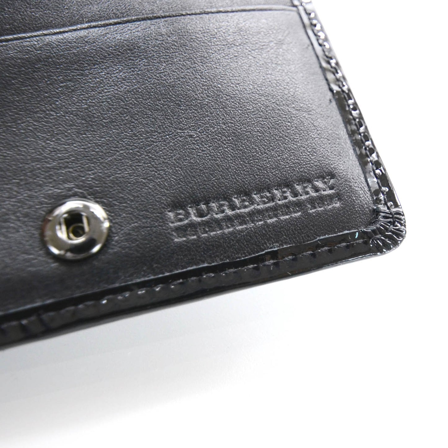 Patent Nova Check Card Case Wallet