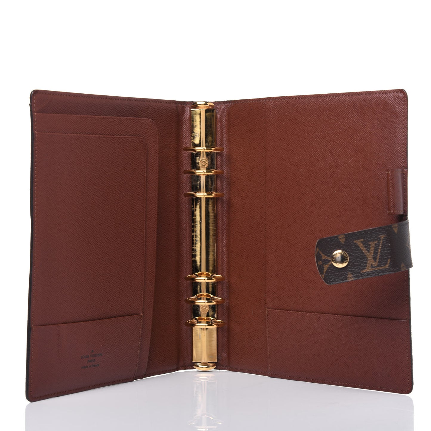Monogram Large Ring Agenda Cover