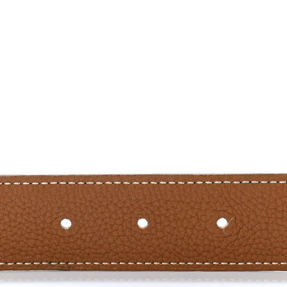 Hermes Box Togo 32mm H Belt 80 Black Gold 4 of 7