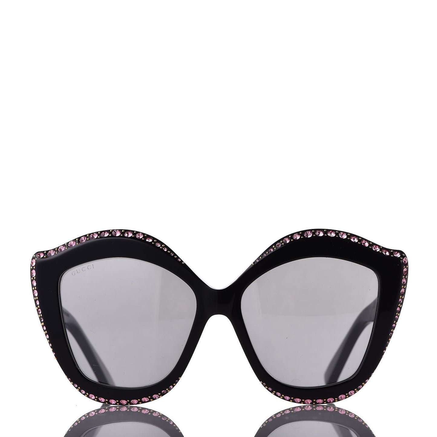 Crystal Cat Eye GG0118S Sunglasses Black