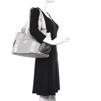 Chanel Nylon Sport Tote Grey 2 of 13