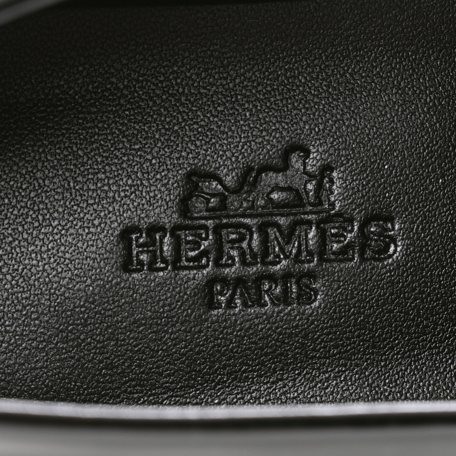 Hermes Glazed Calfskin Womens Faubourg Loafers 35 Black 6 of 9